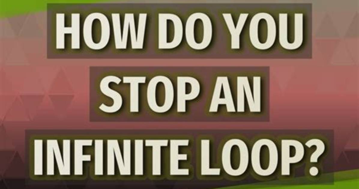 How Do You Stop an Infinite Loop in Linux?