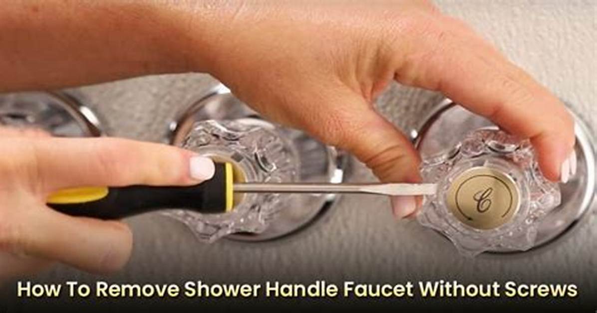 How Do You Take off a Shower Handle?