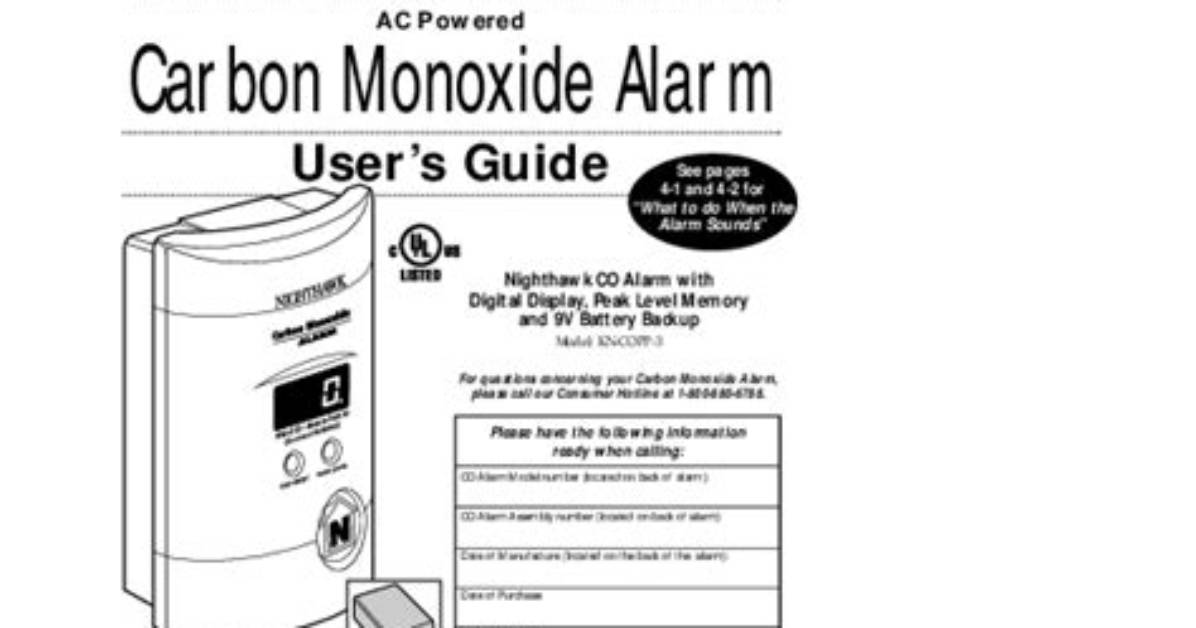 How Do You Test a Nighthawk Carbon Monoxide Detector
