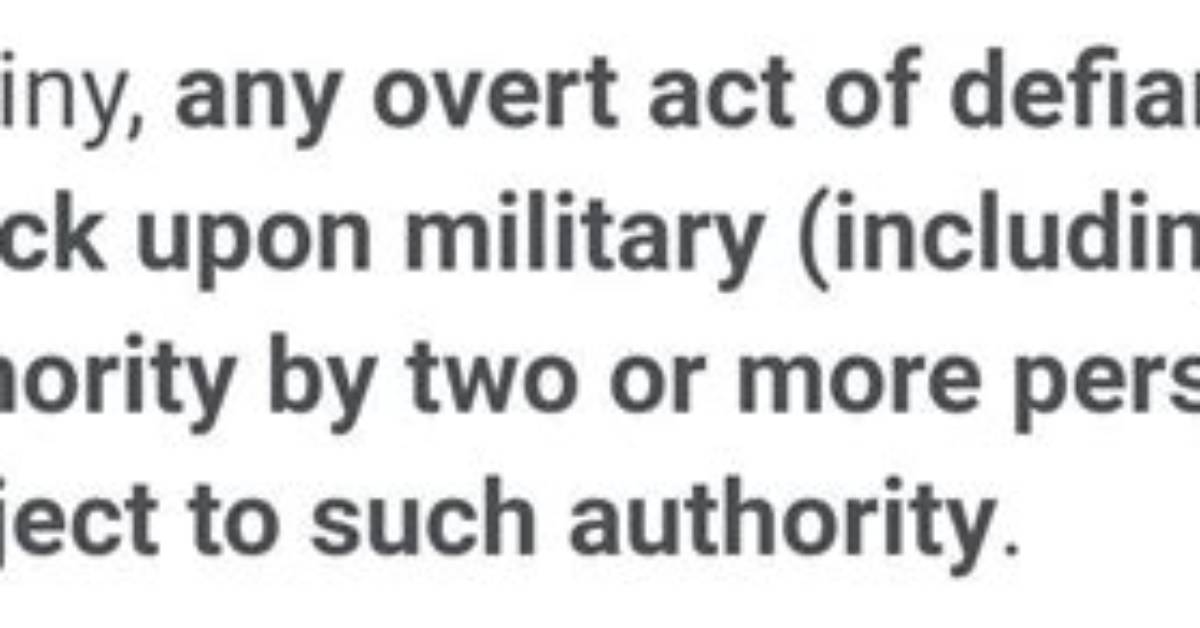 How Do You Understand the Word Mutiny?