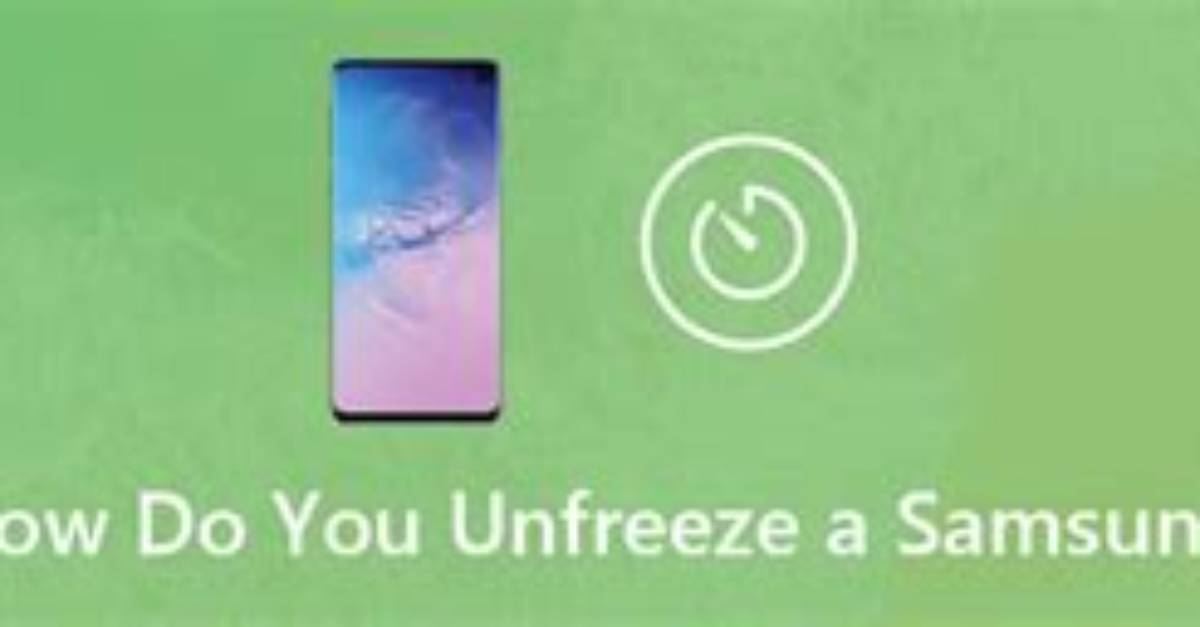 How Do You Unfreeze an Android?