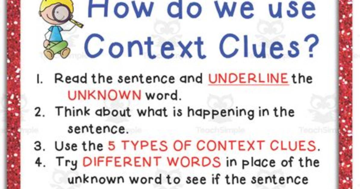 How Do You Use Context Clues to Define Words
