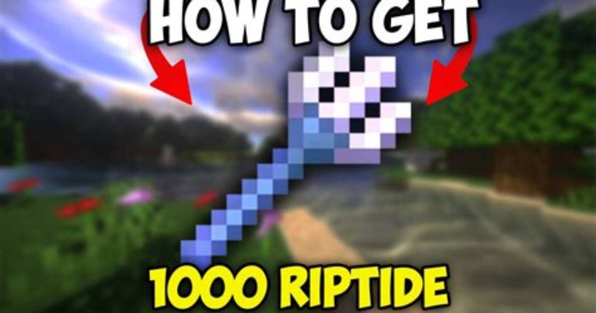 How Do You Use Riptide in Minecraft