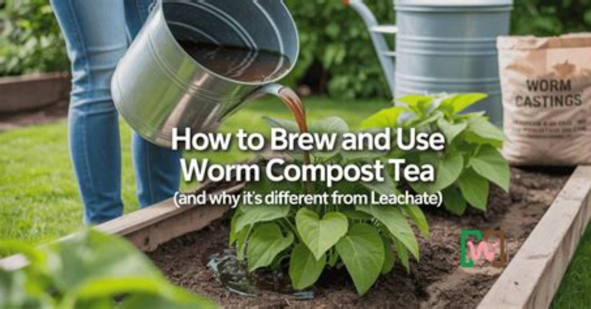 How Do You Use Worm Compost Tea