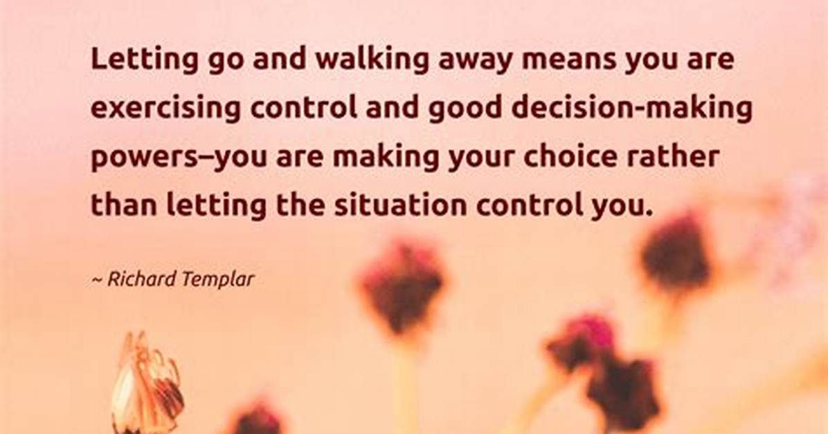 How Do You Walk Away Gracefully?