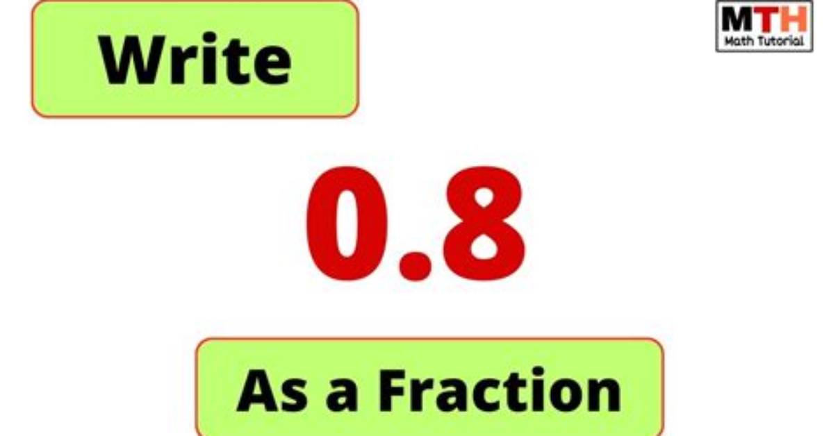How Do You Write 0.375 as a Fraction?
