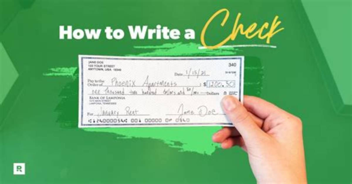 How Do You Write a Check for a Thousand Dollars?