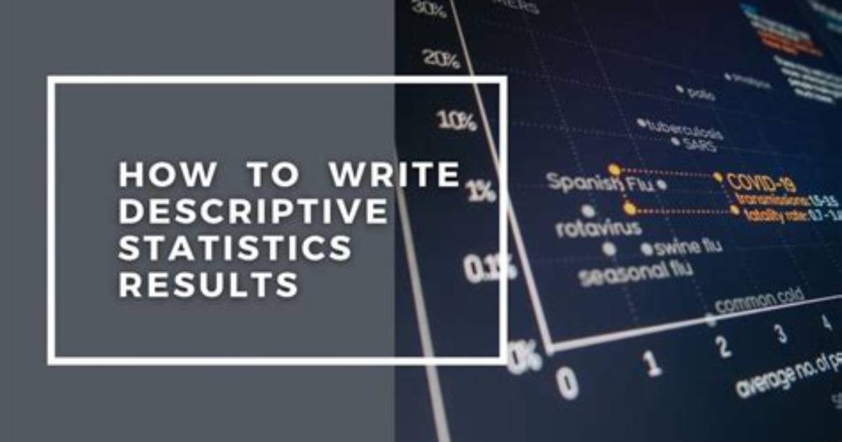 How Do You Write a Descriptive Statistics Analysis