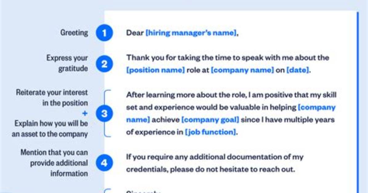 How Do You Write a Follow up Email After an Interview?