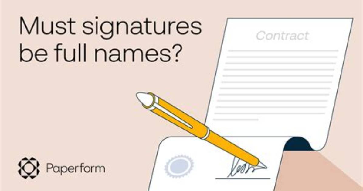 How Do You Write a Full Name?