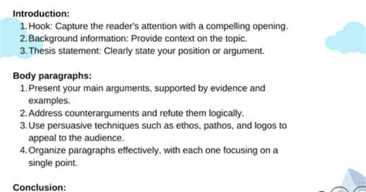 How Do You Write a Persuasive Response
