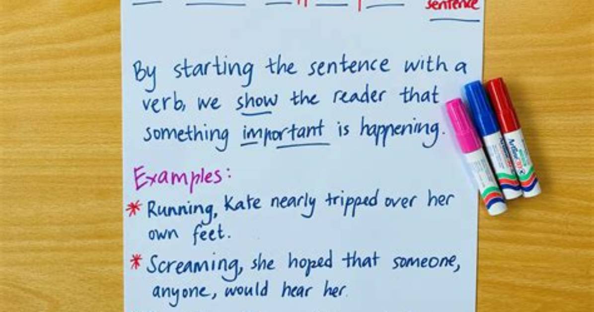 How Do You Write a Sentence in Present Tense