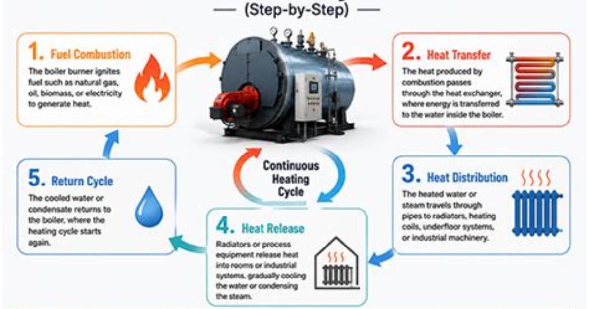 How Does a Boiler System Work in a House?