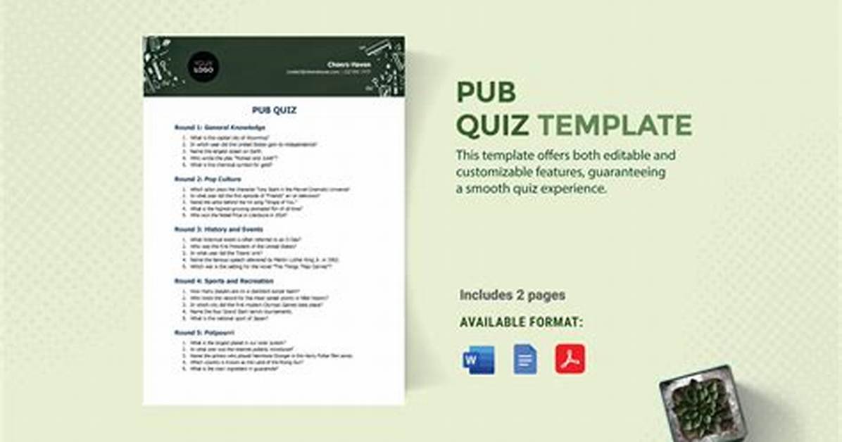 How Does a Pub Quiz Work