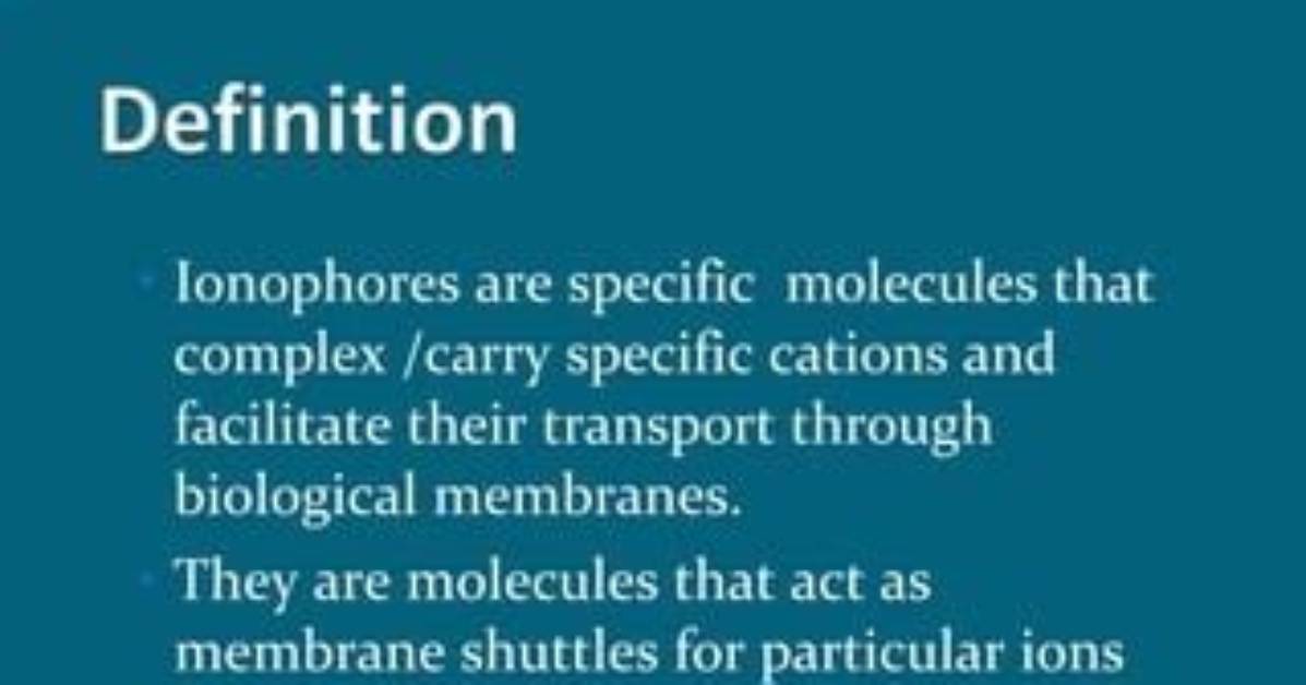 How Does an Ionophore Work?