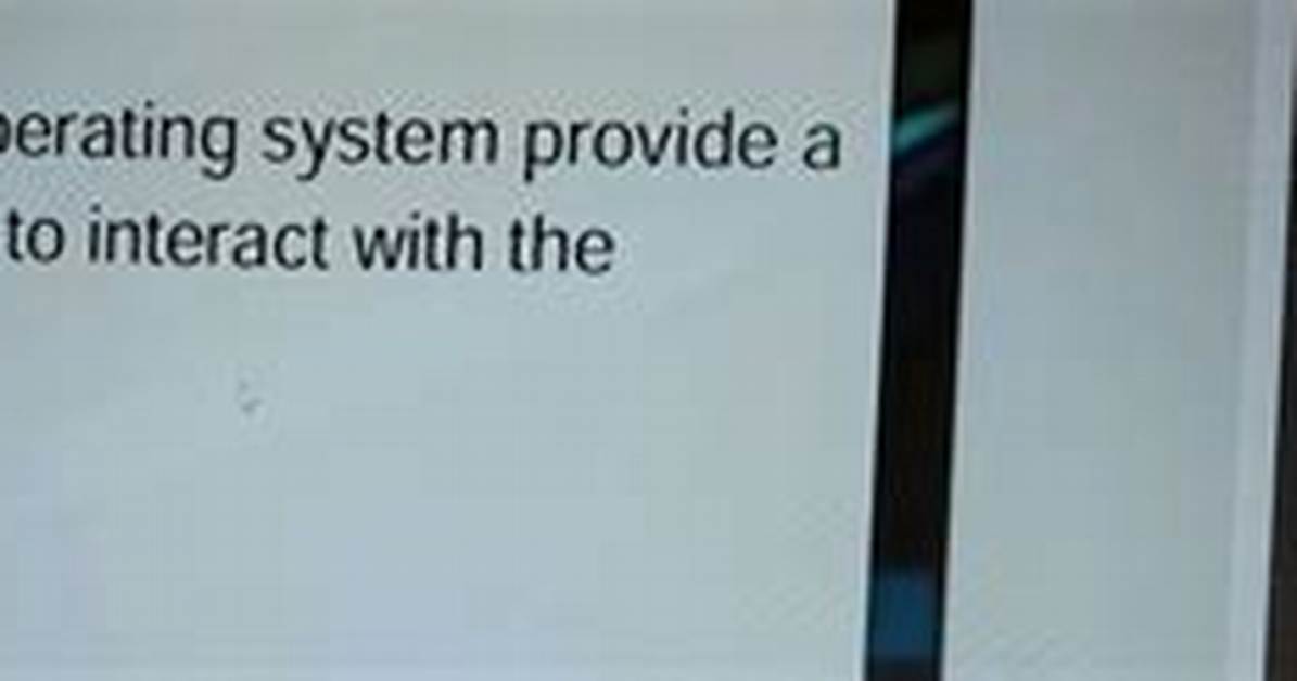 How Does an Operating System Interact with Applications?