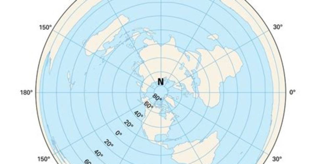 How Does Azimuthal Equidistant Projection Work?