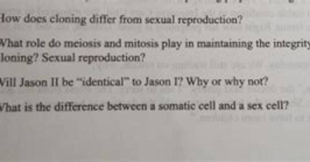 How Does Cloning Differ from Sexual Reproduction