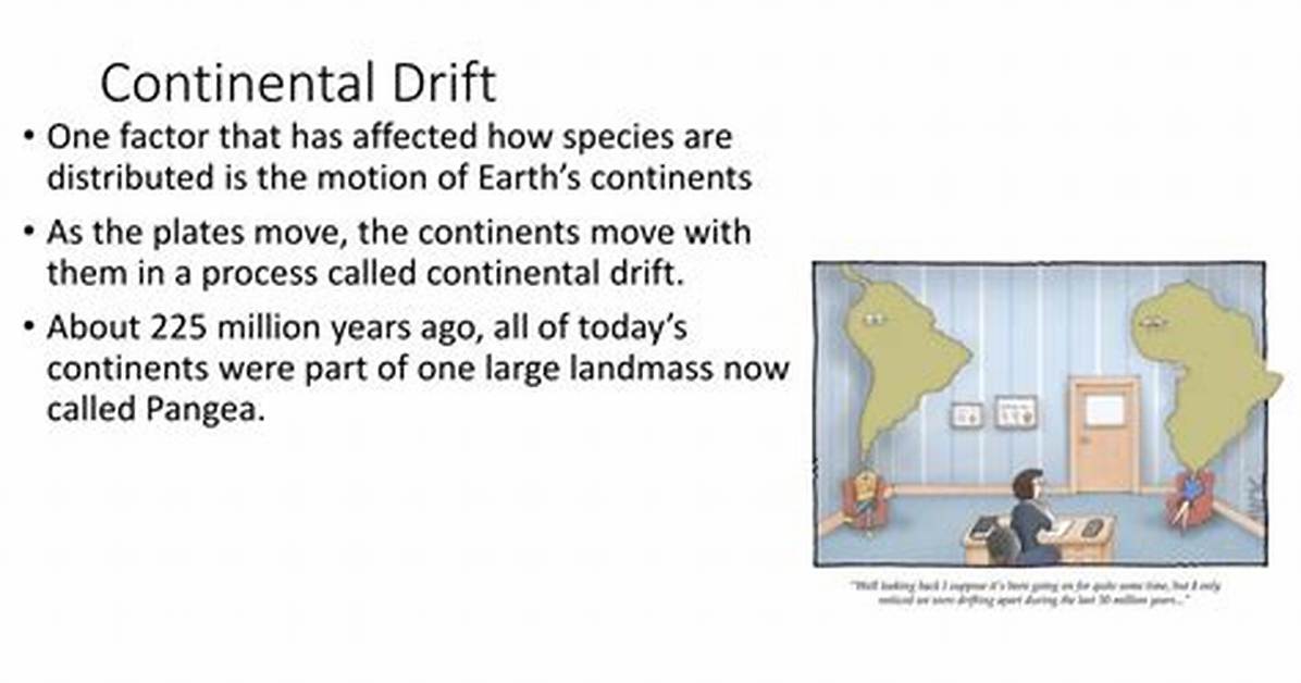 How Does Continental Drift Affect Living Organisms