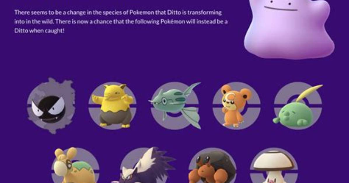 How Does Ditto Work in Pokemon Go