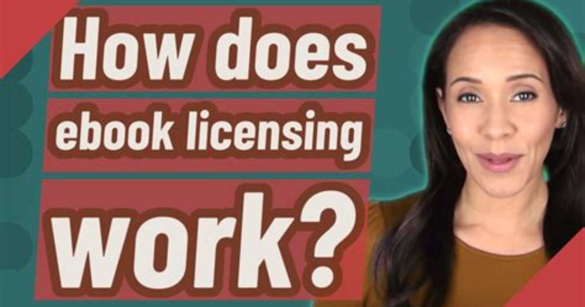 How Does eBook Licensing Work