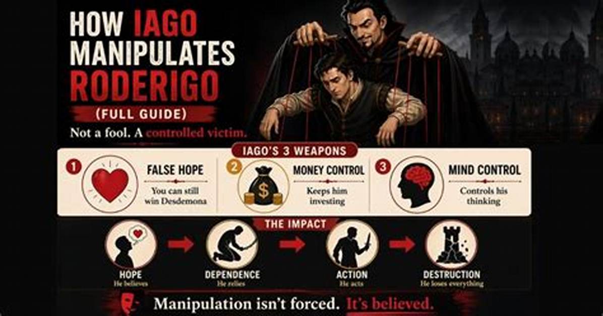 How Does Iago Manipulate Roderigo?