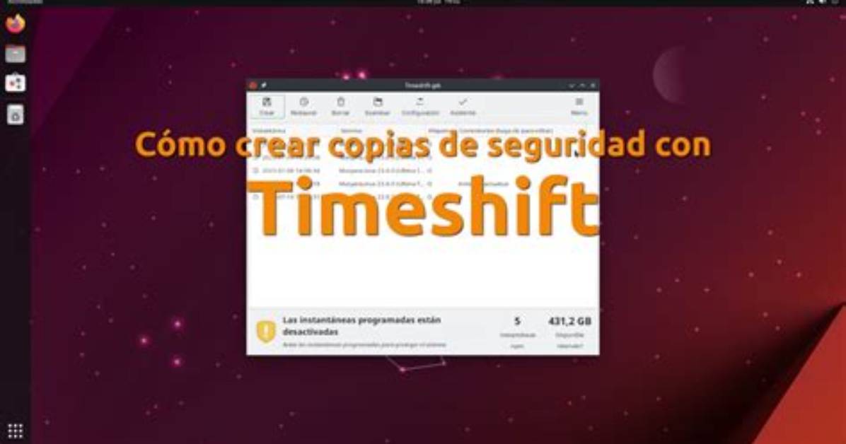 How Does Linux Timeshift Work?