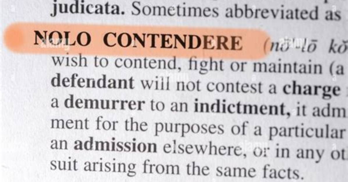 How Does Nolo Contendere Work?
