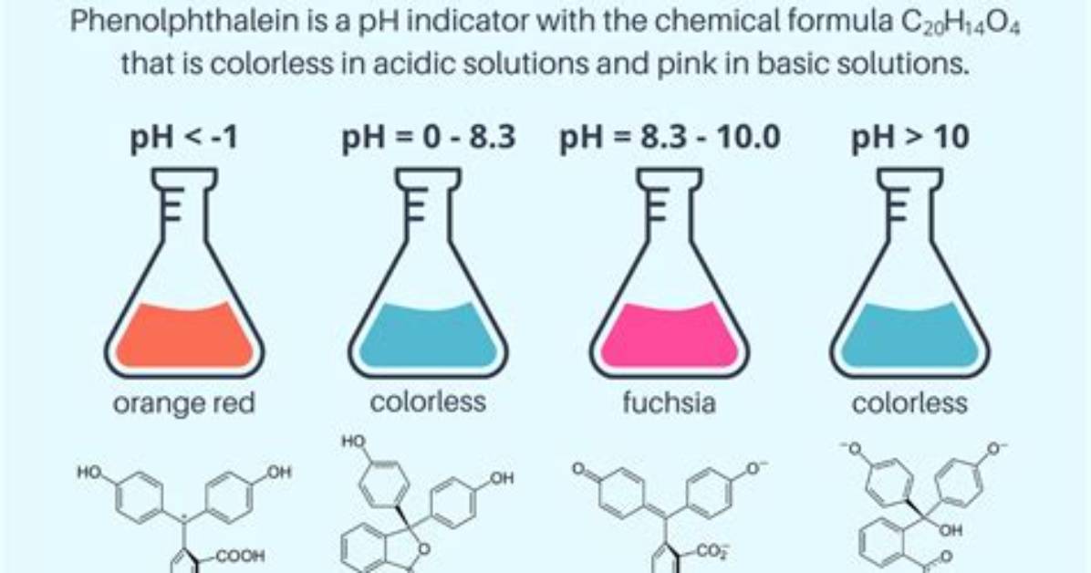 How Does Phenolphthalein React with Acids and Bases?