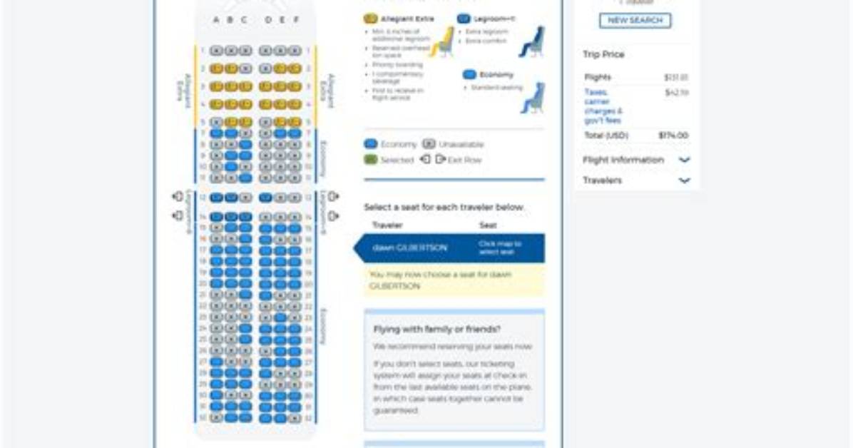 How Does Seating Work on Allegiant