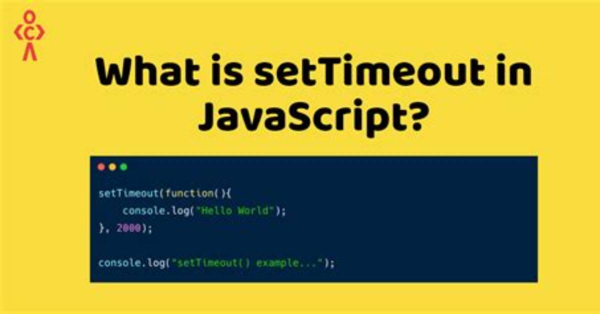 How Does setTimeout Work in Node. Js?