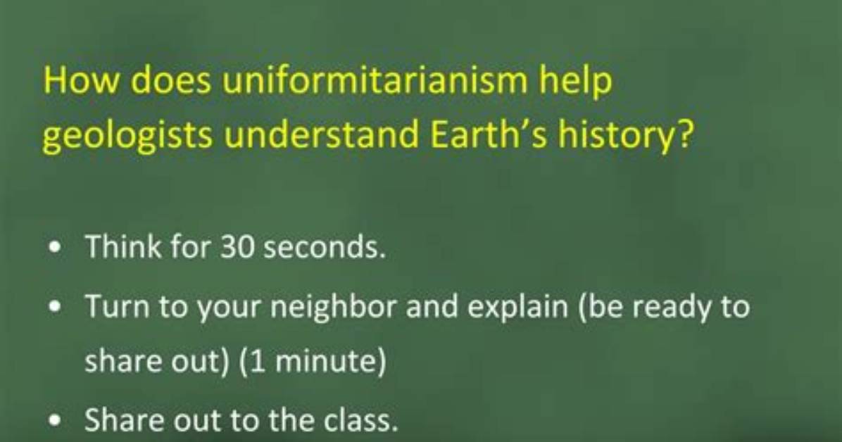 How Does Uniformitarianism Help Geologists