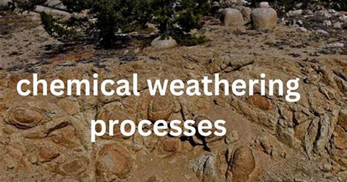 How Does Water Chemically Weather Rocks