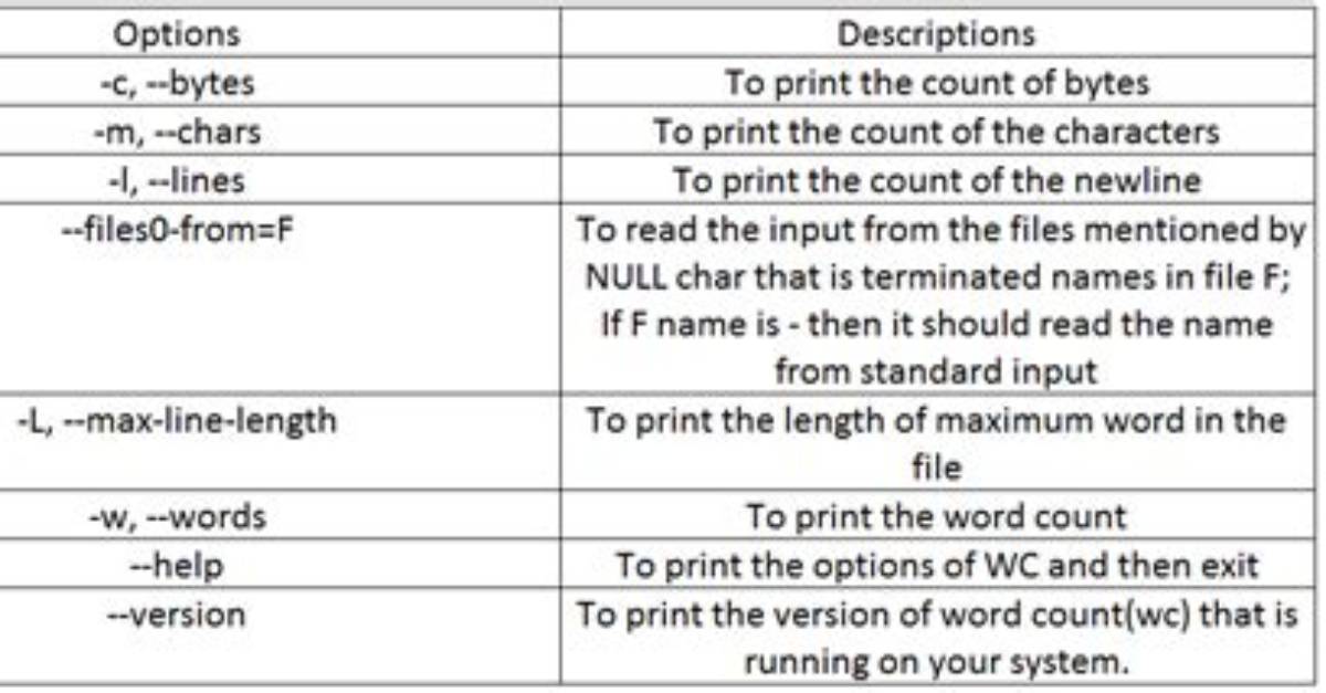 How Does Wc Work in Unix?