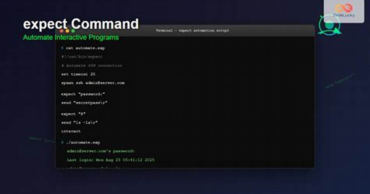 How Expect Works in Linux?