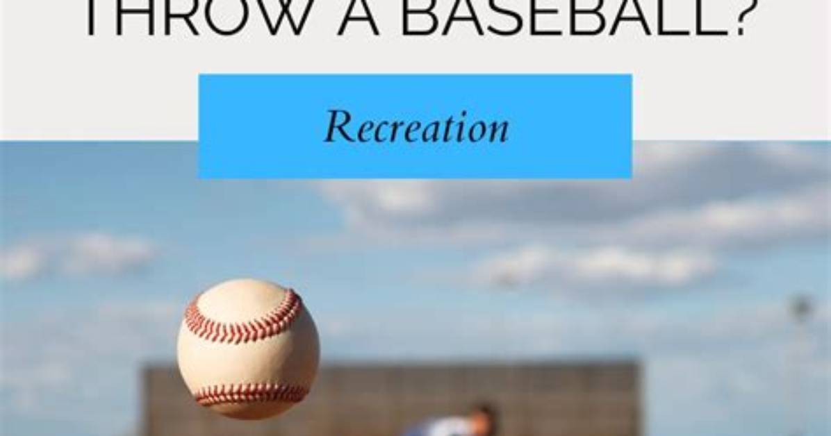How Far Can the Average Person Throw a Ball
