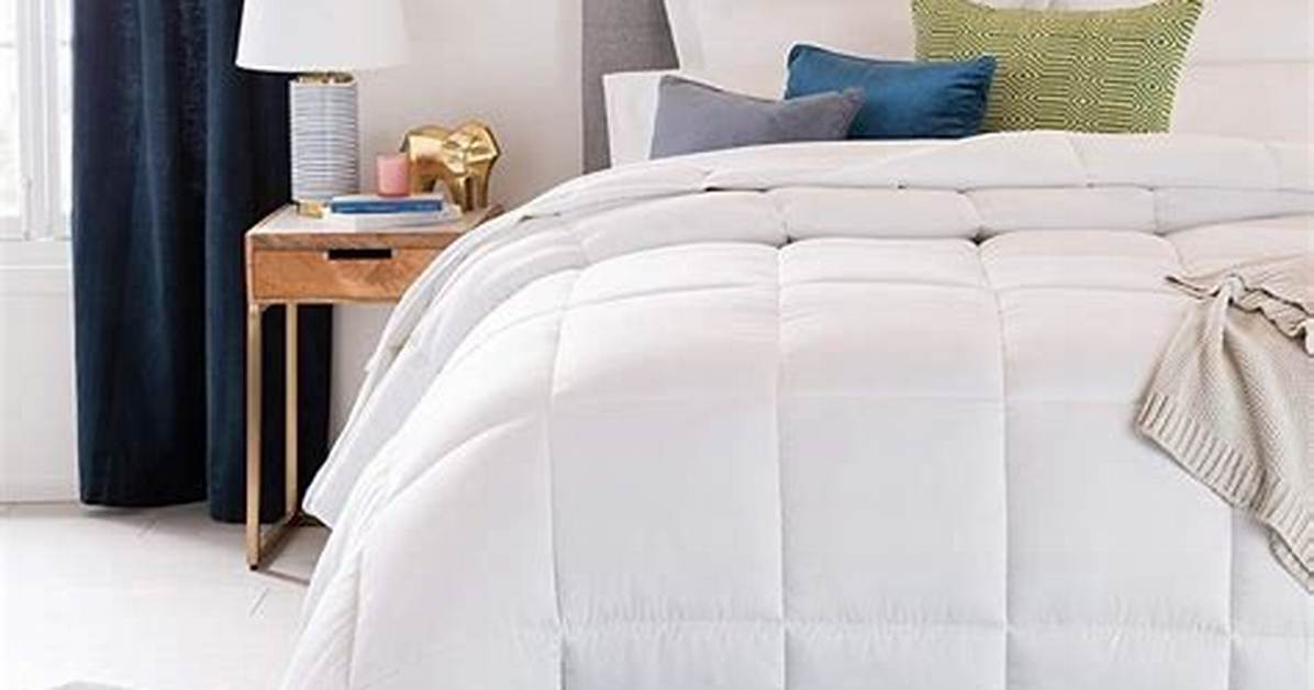 How Far Should a Comforter Hang Down?