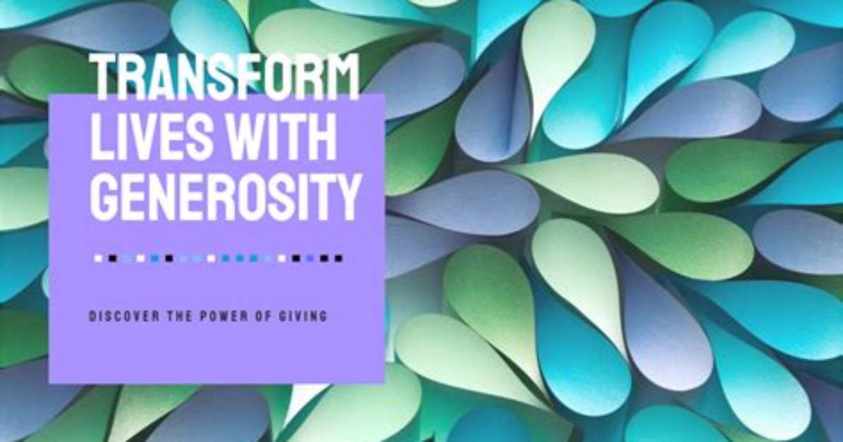 How Generosity Can Change the World?