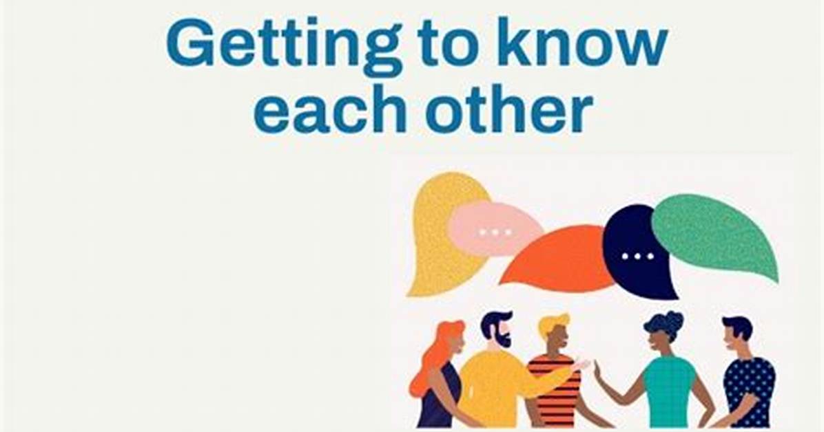 How Getting to Know Each Other?