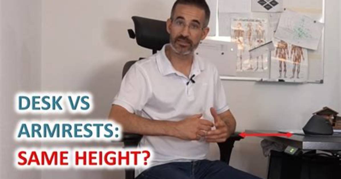 How High Should Armrests Be?