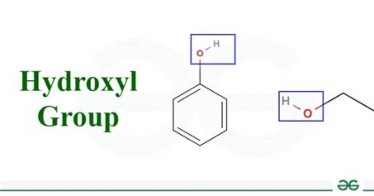 How Hydroxyl Group Is Formed?