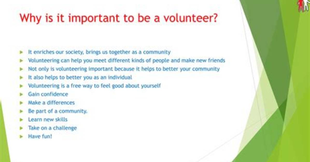 How Important Is Volunteerism?