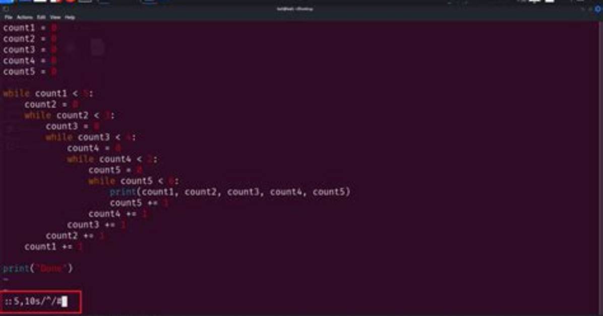 How Insert Multiple Lines in Linux?
