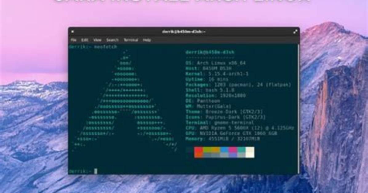 How Install Arch Linux on External Hard Drive?