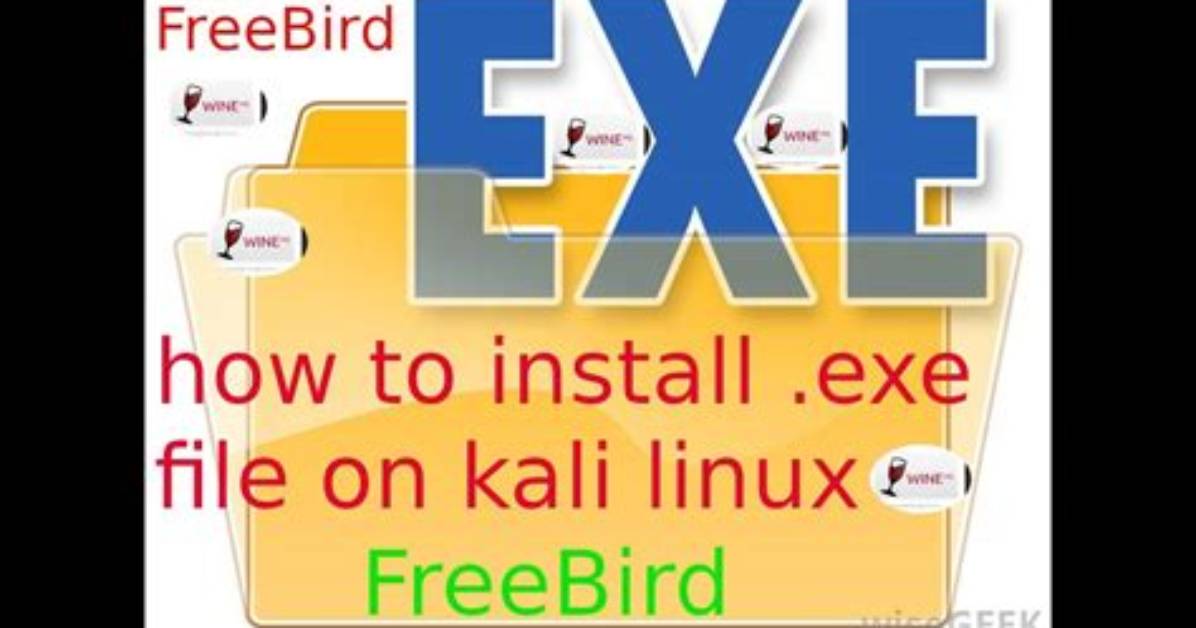 How Install Exe File in Kali Linux?