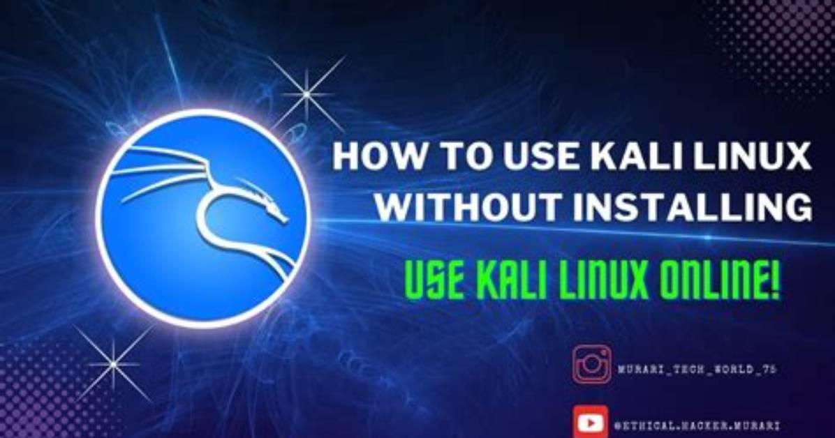 How Install Kali Linux Without Installing?