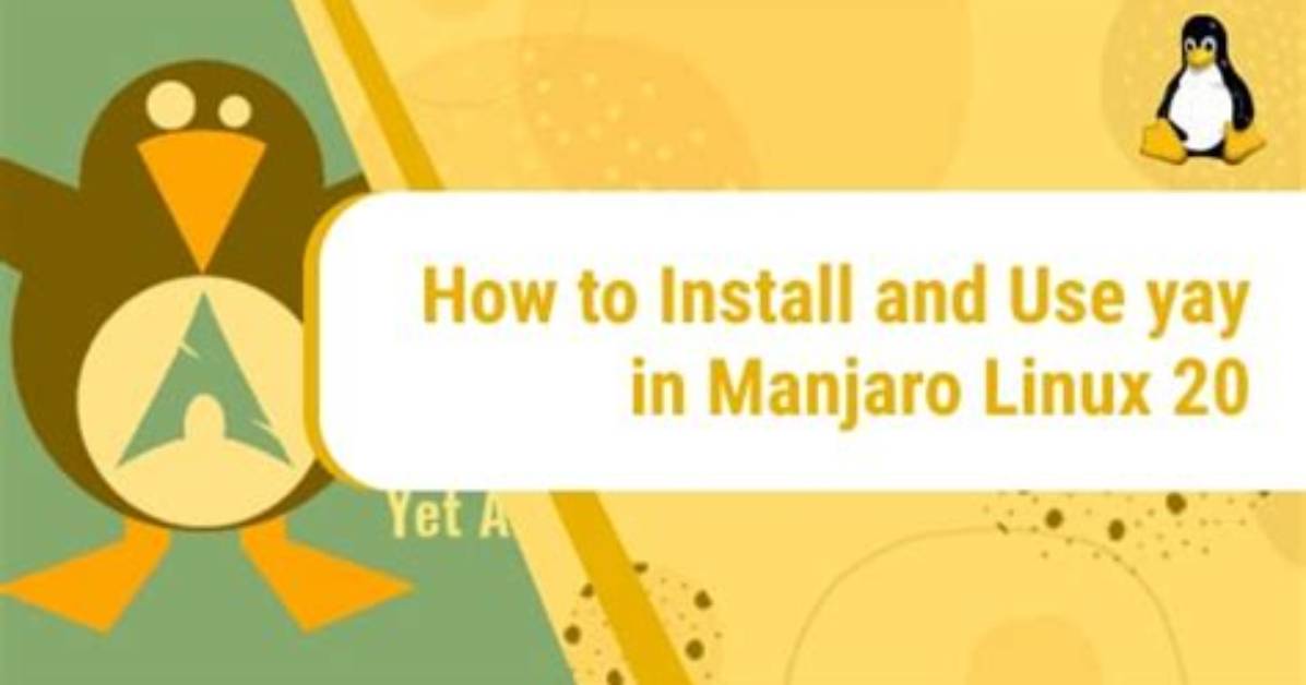 How Install Yay for Manjaro Gnu Linux?
