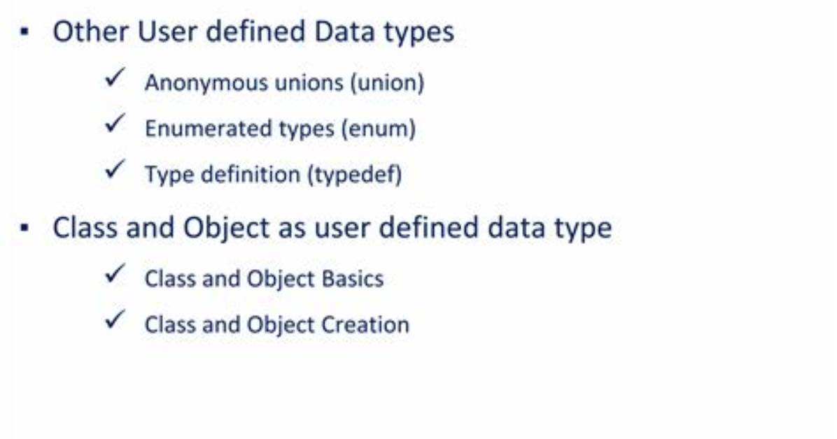 How Is a Class Defined