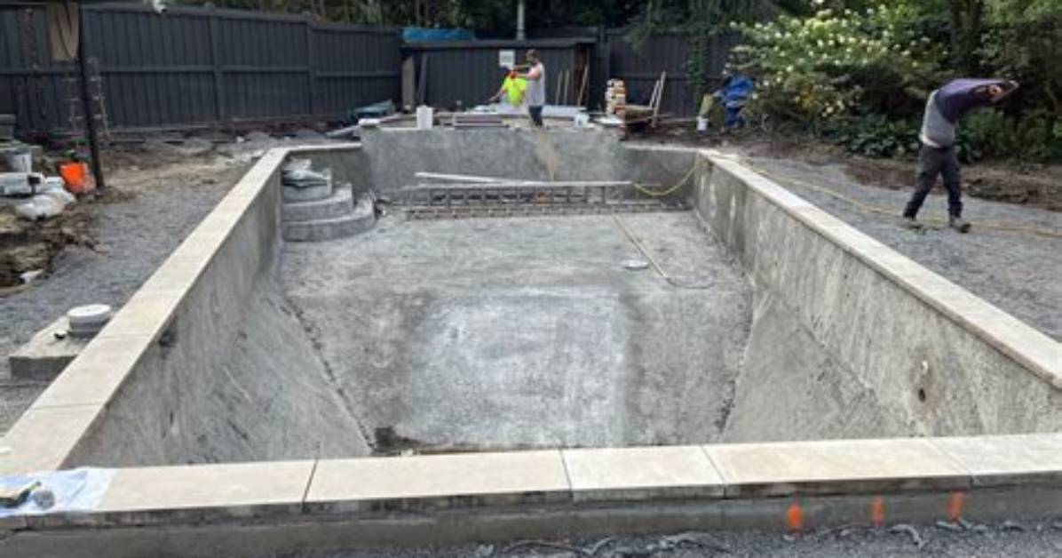 How Is a Concrete Pool Made