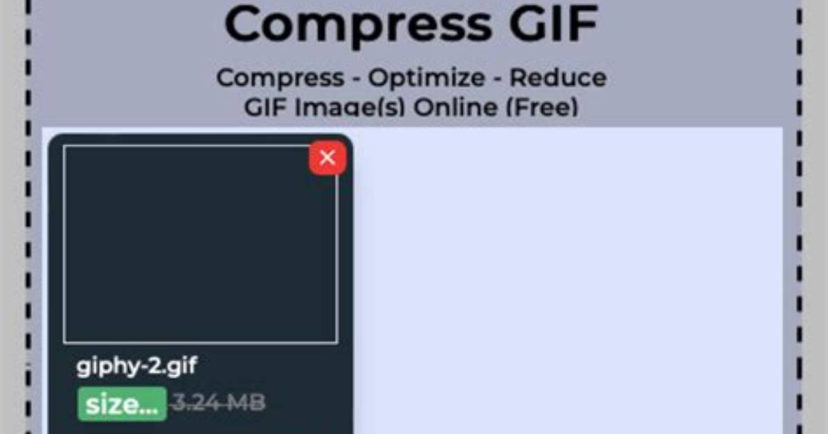 How Is a Gif Compressed?
